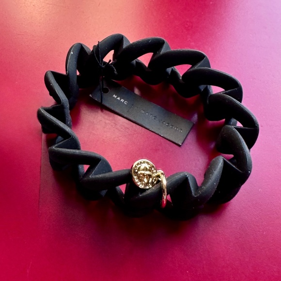 Marc Jacobs Black Bracelet with Gold Detail - Picture 1 of 2